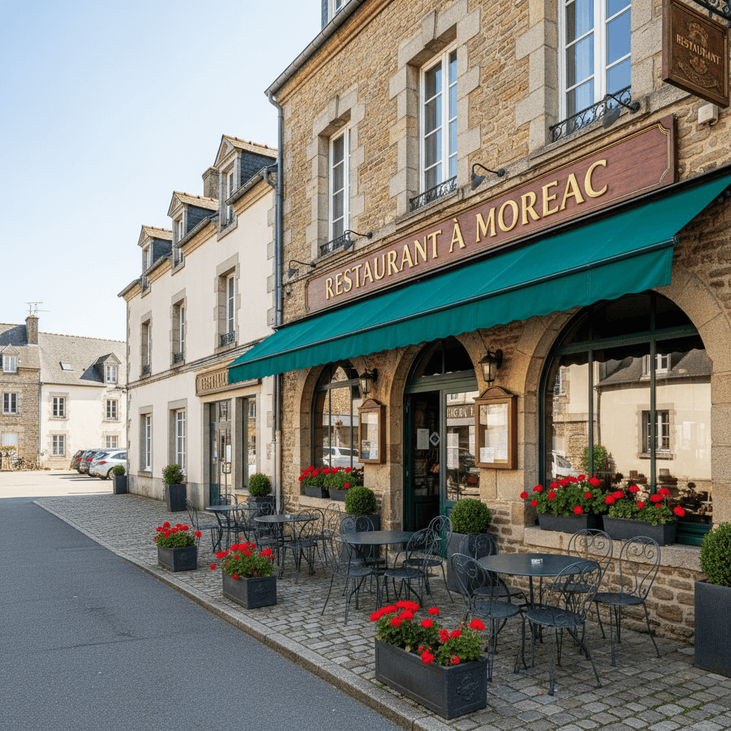 Restaurant 380m² à Moréac : terrasse - licence IV - Image 1