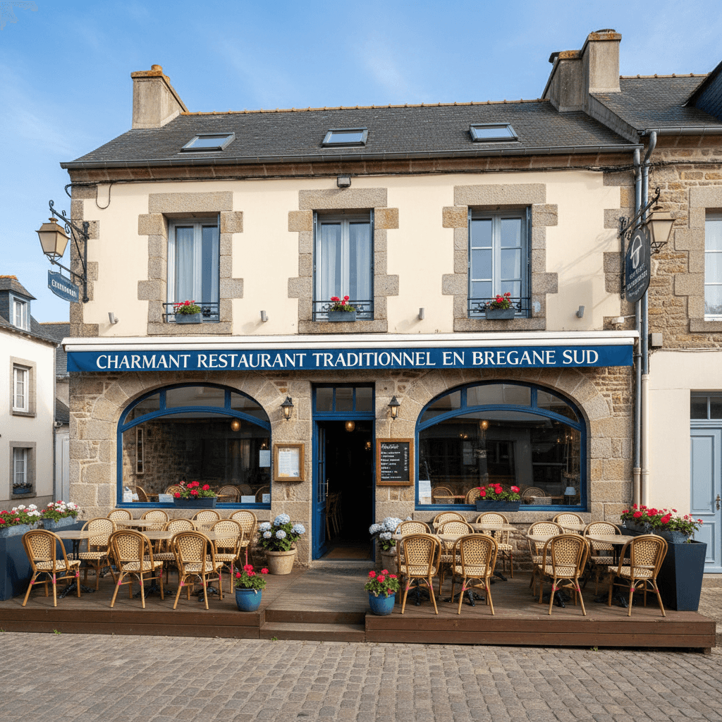 Restaurant 300m² à Mesquer : terrasse - licence IV - Image 1