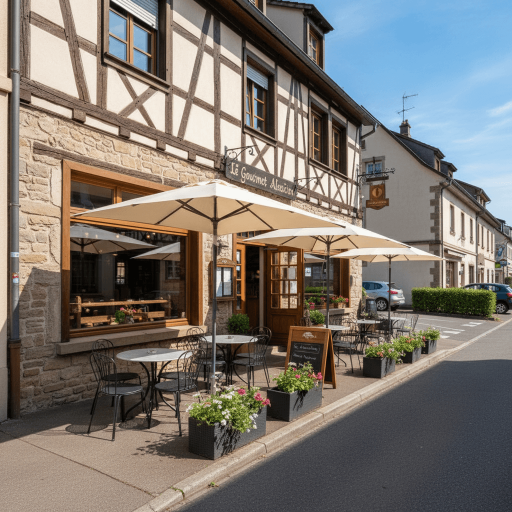 Restaurant 211m² à Reichshoffen : terrasse - licence IV - Image 1
