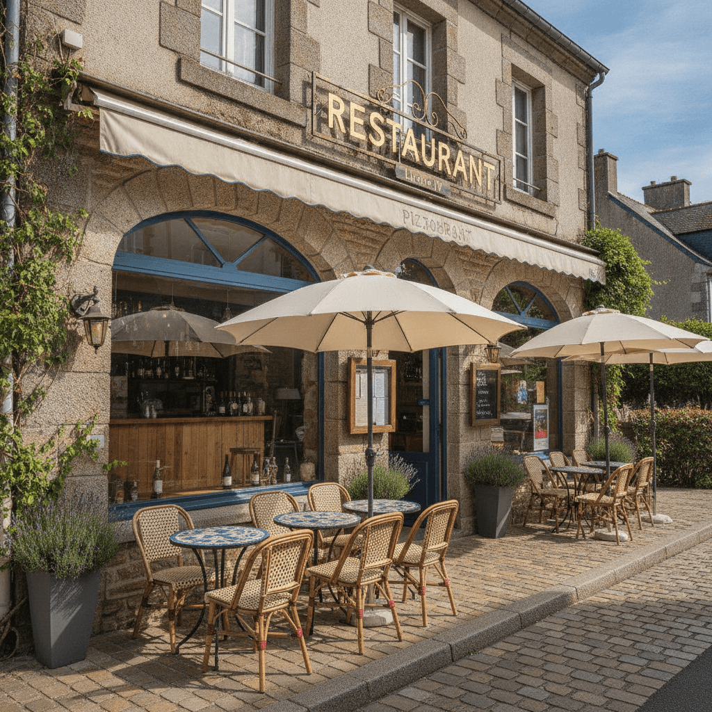 Restaurant 100m² à Plouarzel : terrasse - licence IV - Image 1