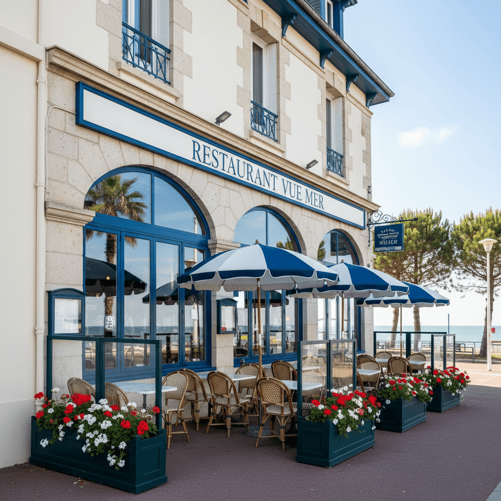 Restaurant 70m² à La Baule-Escoublac : terrasse - licence IV - Image 1