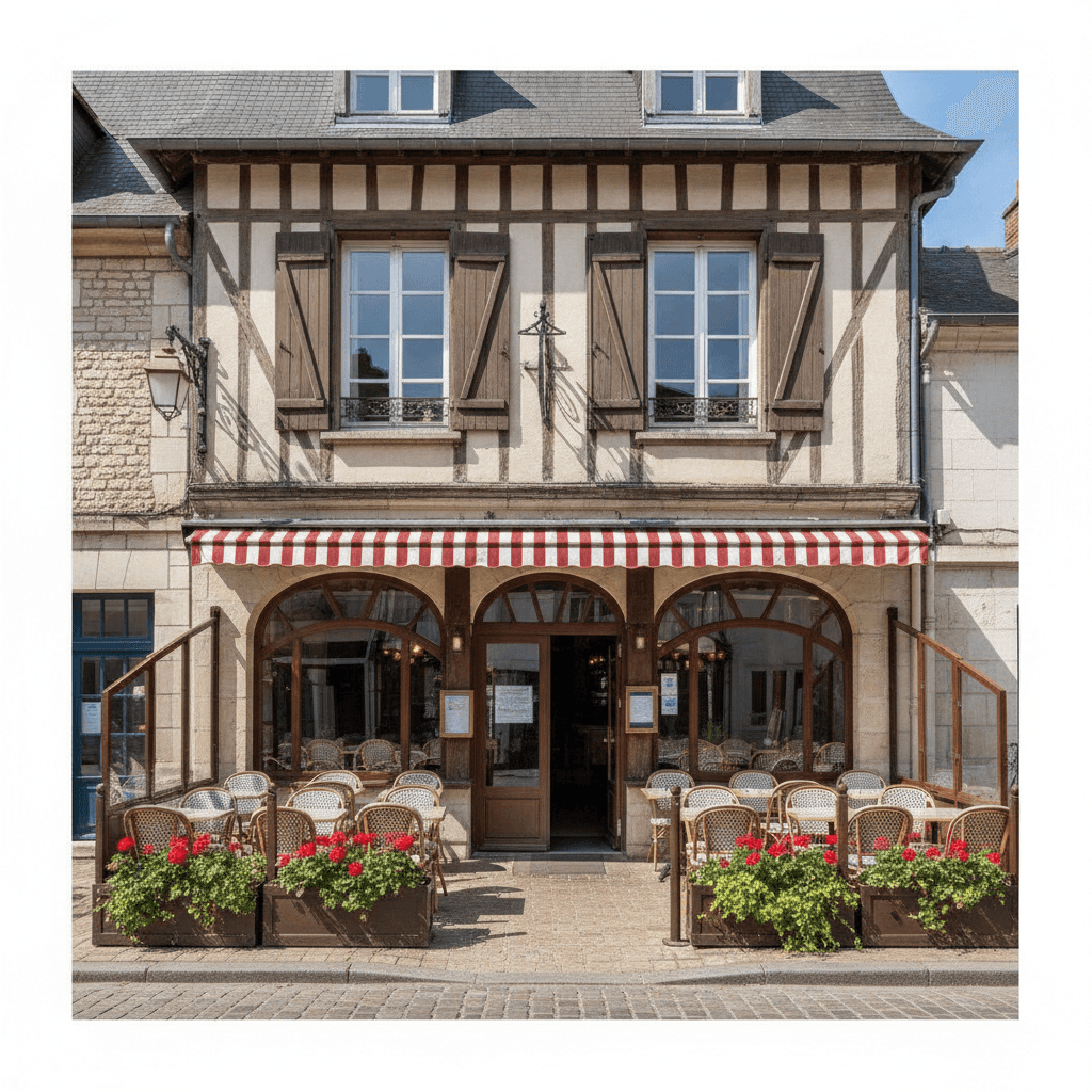 Restaurant 80m² à Cabourg : terrasse - licence IV - Image 1