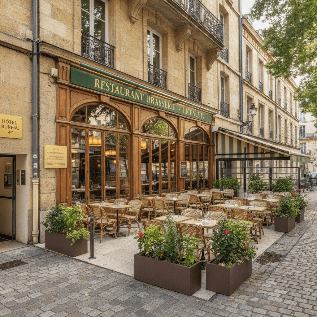 Restaurant à Agen : terrasse - licence IV - Image 1