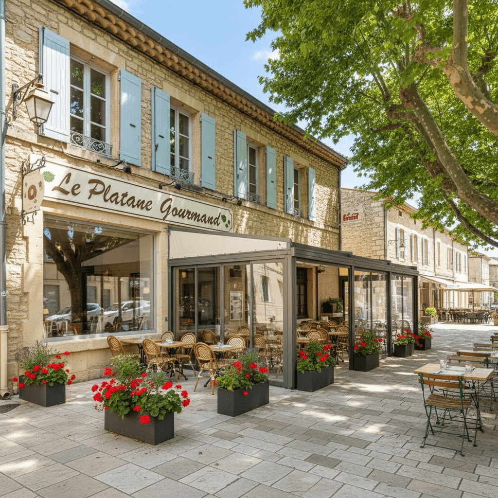 Restaurant 240m² à Bagnols-Sur-Cèze : terrasse - licence IV - Image 1