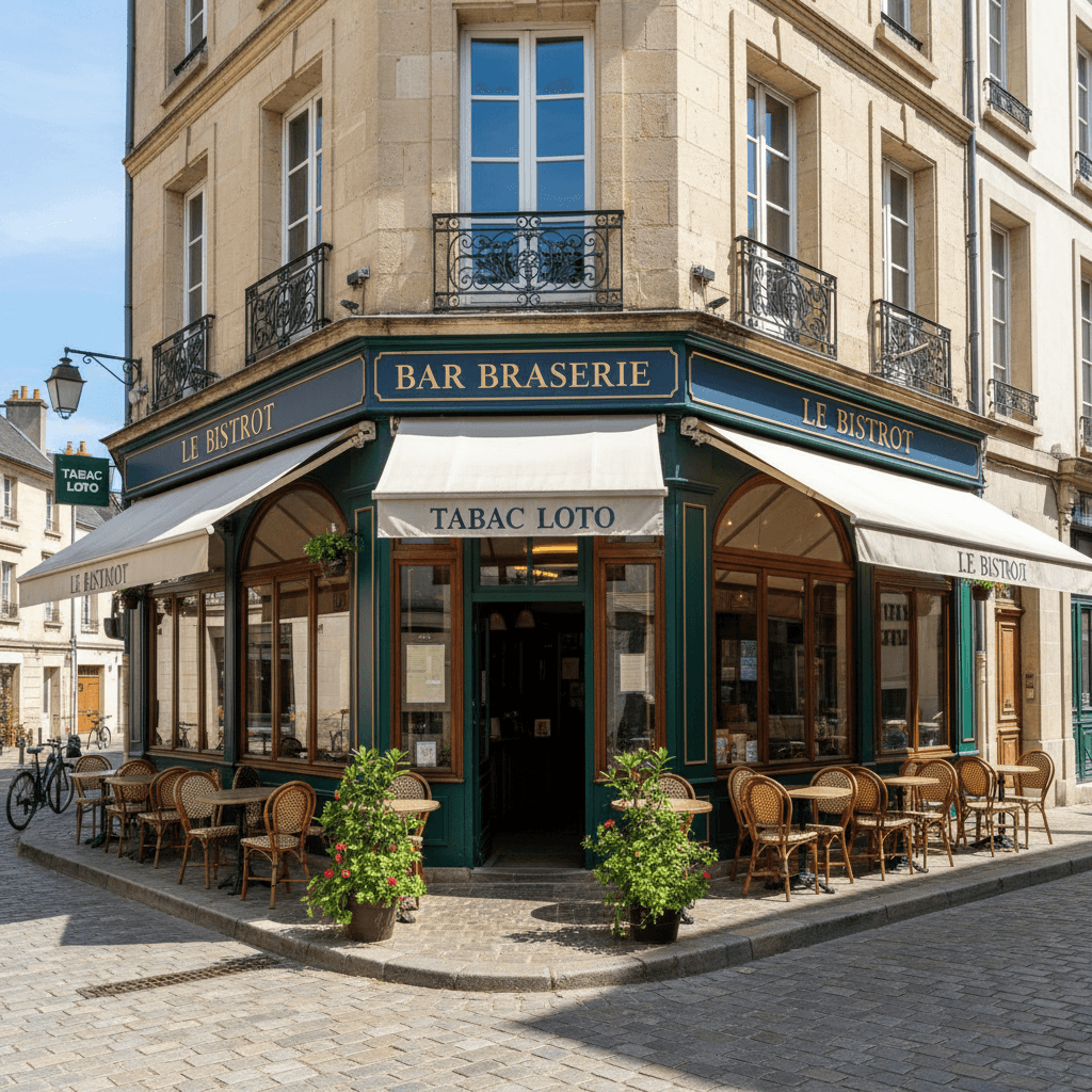 Bar-brasserie 380m² à Issoire : terrasse - licence IV - Image 1
