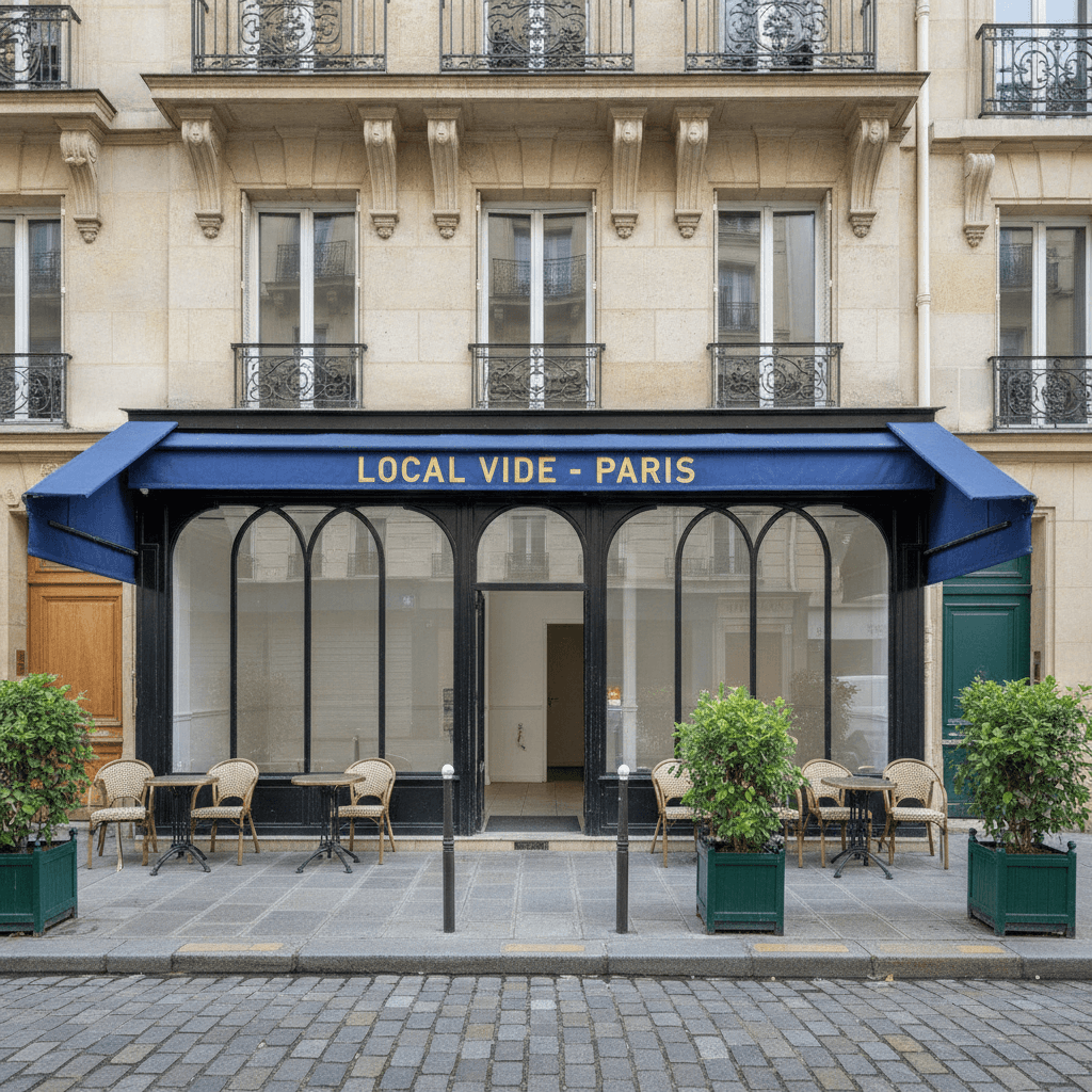 Local vide 25m² à Paris