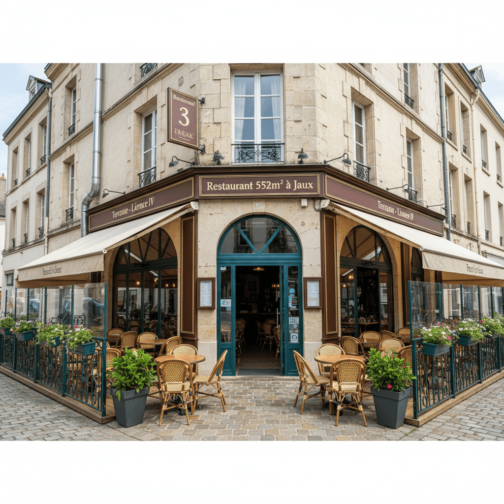 Restaurant 552m² à Jaux : terrasse - licence IV - Image 1