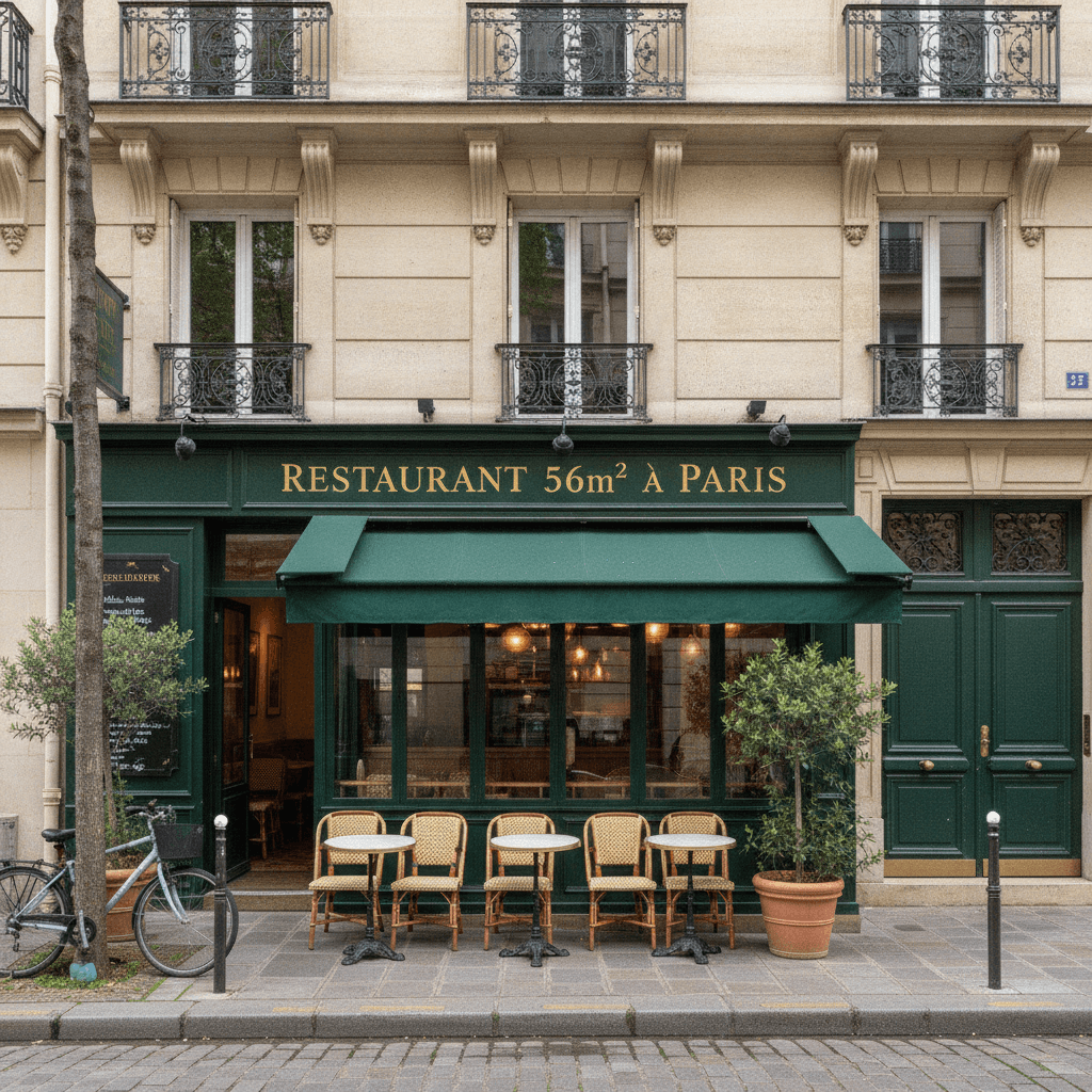 Restaurant 56m² à Paris
