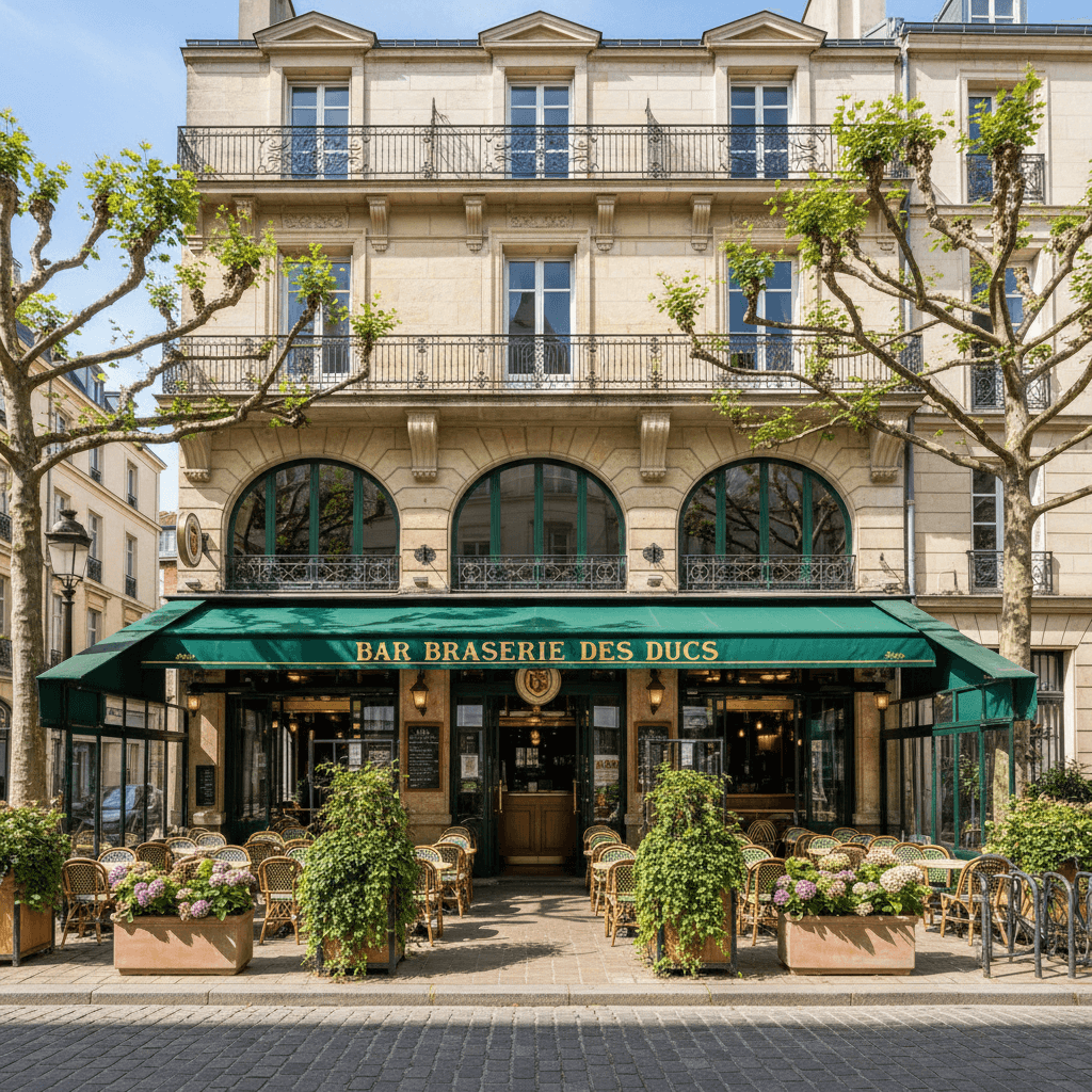 Bar-brasserie 436m² à Nantes : terrasse - licence IV