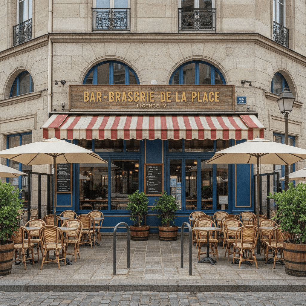 Bar-brasserie 70m² à Villeurbanne : terrasse - licence IV - Image 1