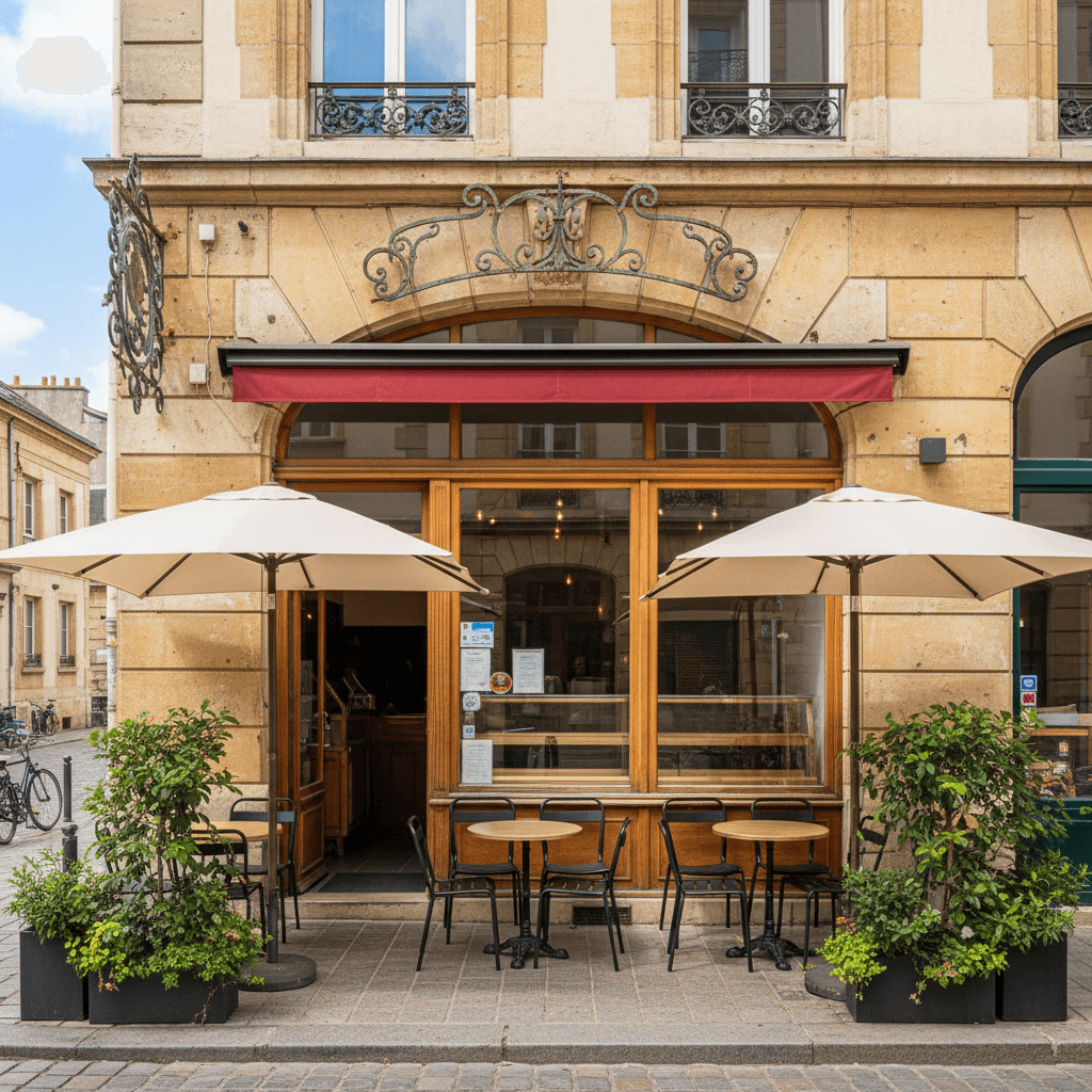 Fast-food 200m² à Nantes : terrasse - licence IV
