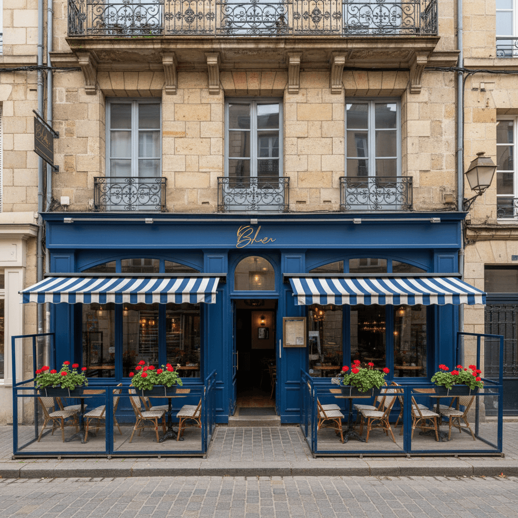 Restaurant 80m² à Nantes : terrasse