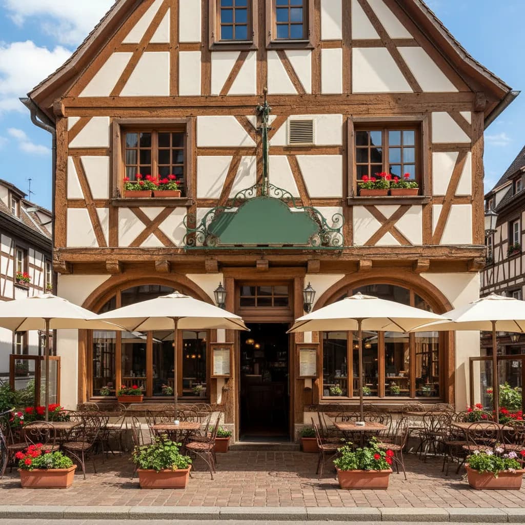 Restaurant 445m² à Strasbourg : terrasse - extraction - Image 1