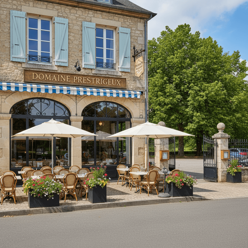 Restaurant à Bessines : terrasse - licence IV - Image 1