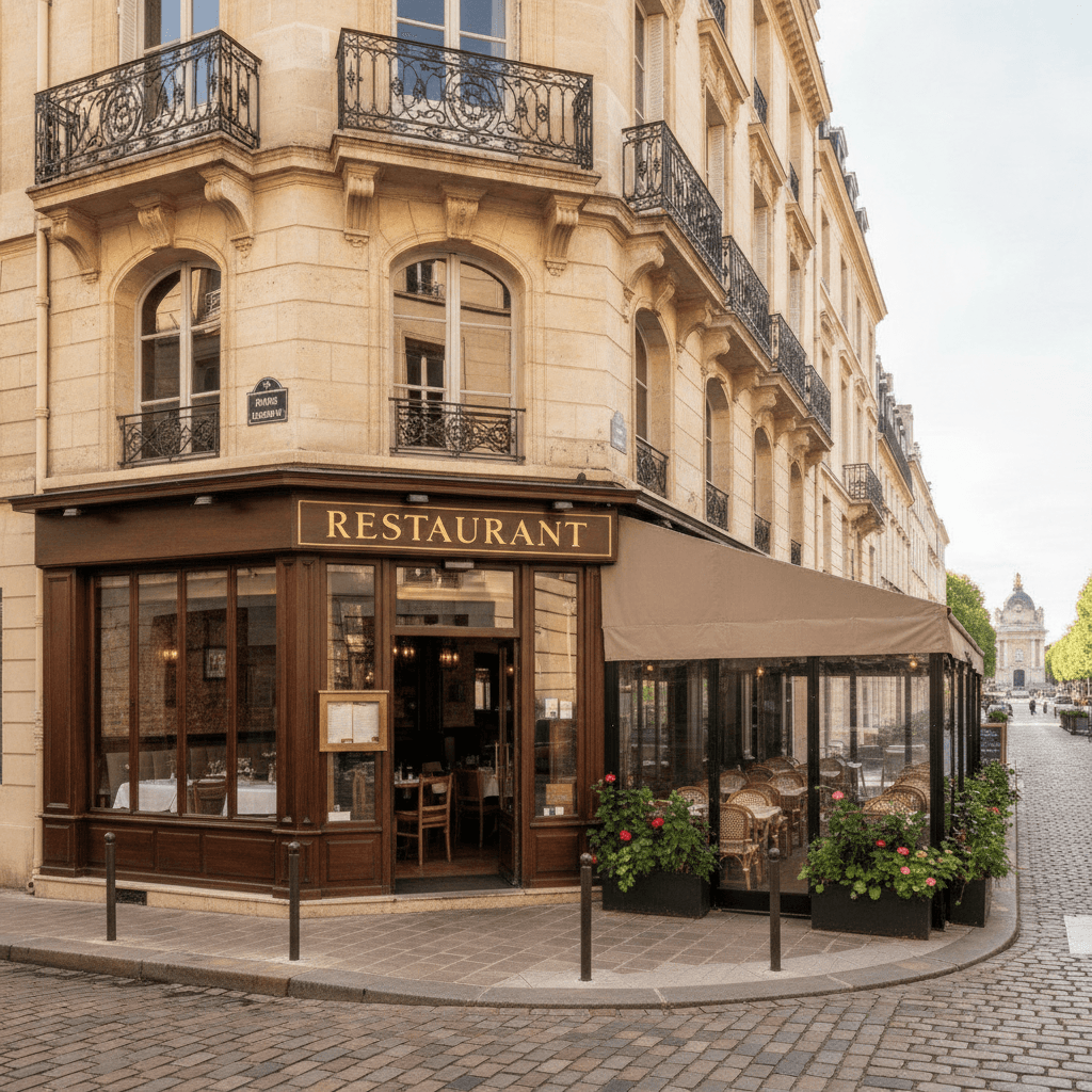 Bar-restaurant 60 couverts à Versailles : terrasse - licence IV - Image 1