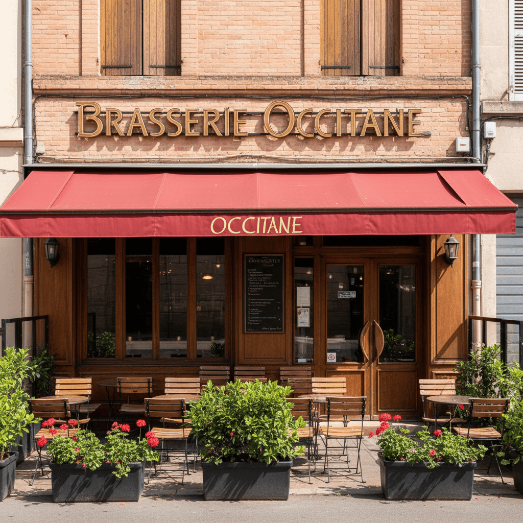 Bar-brasserie 180m² à Toulouse : terrasse - licence IV