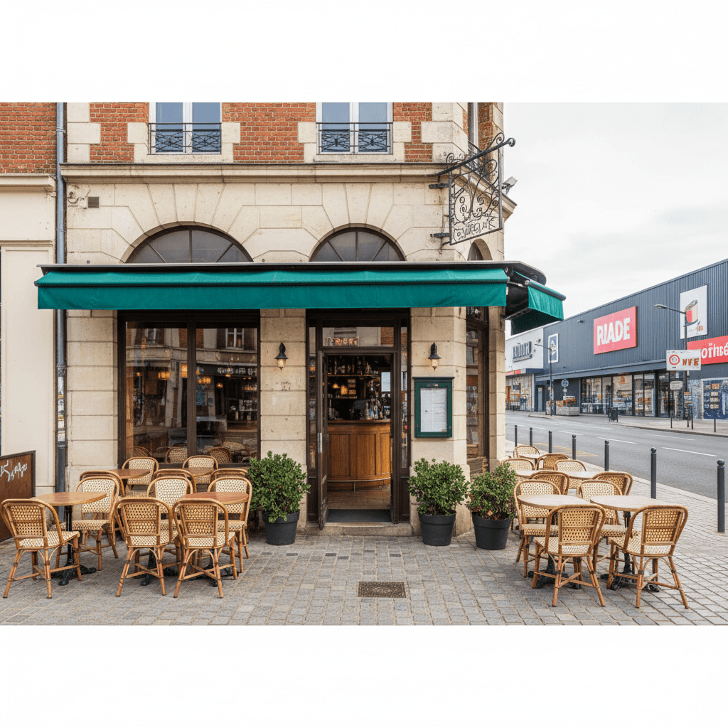 Restaurant à Amiens : terrasse - licence IV - Image 1