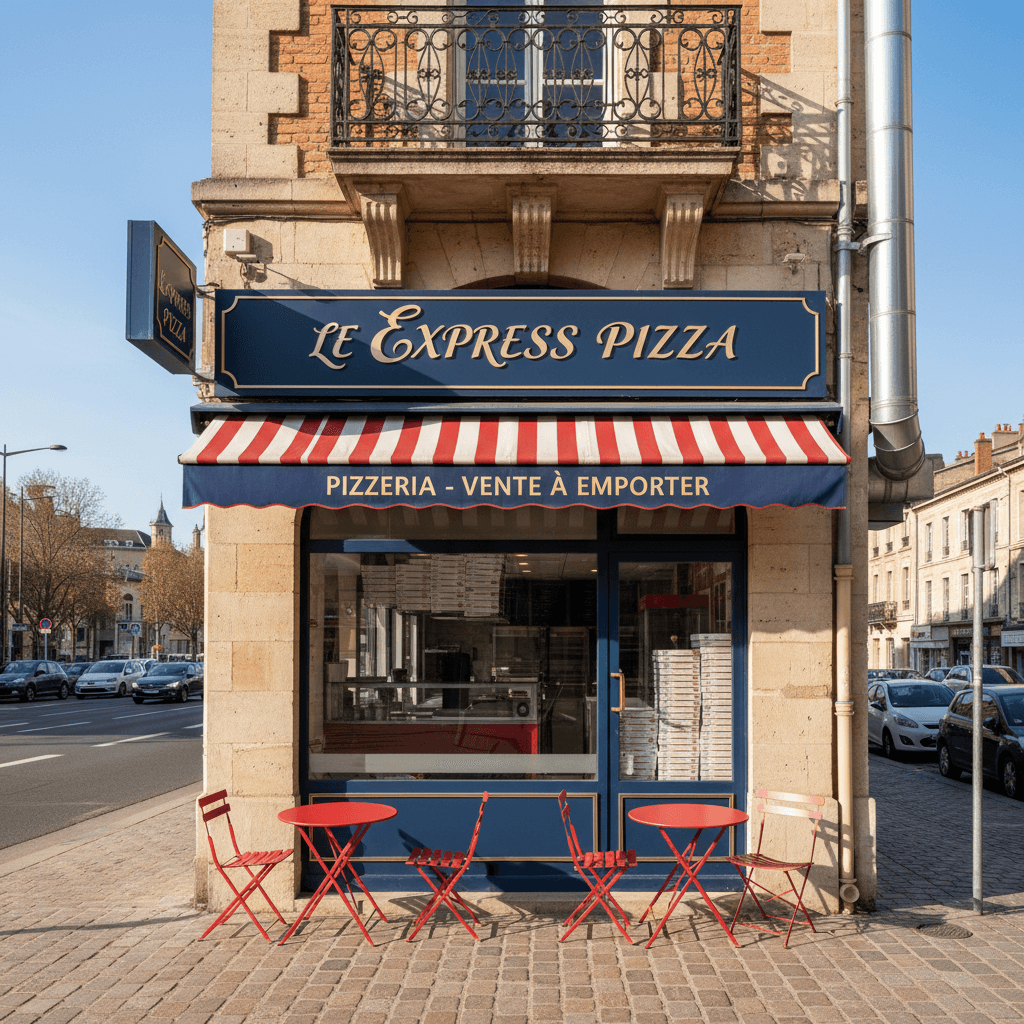 Fast-food 35m² à Toulouse : terrasse - extraction