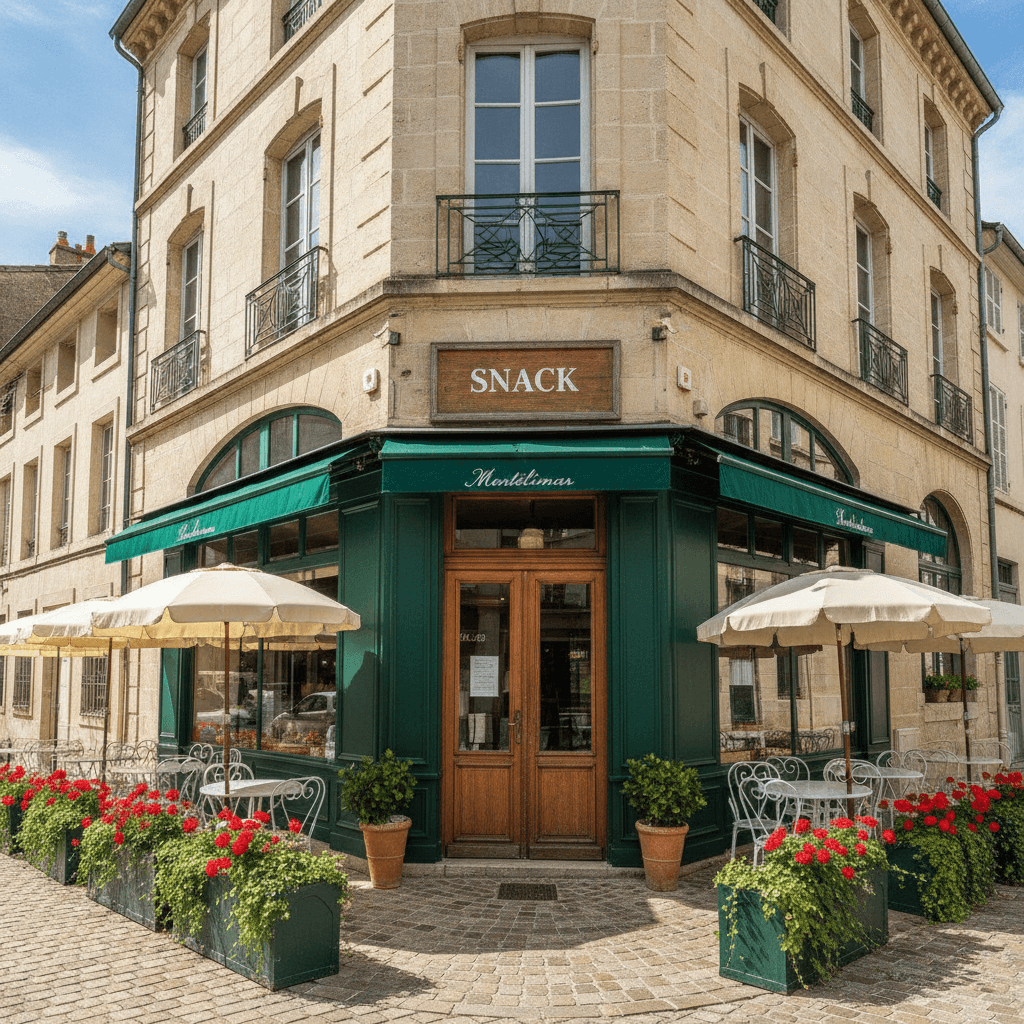 Snack à Montélimar : terrasse - Image 1