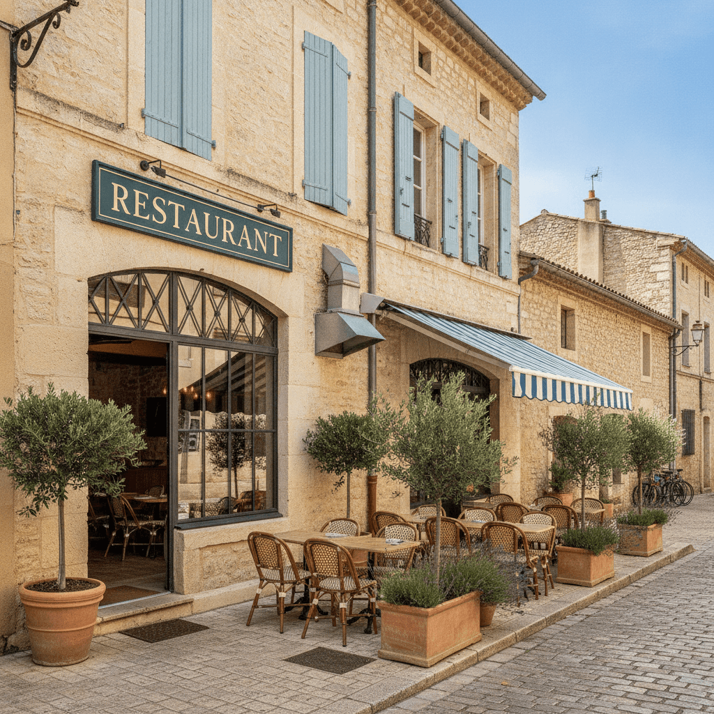 Restaurant 220m² à Saint-Rémy-De-Provence : terrasse - extraction - Image 1