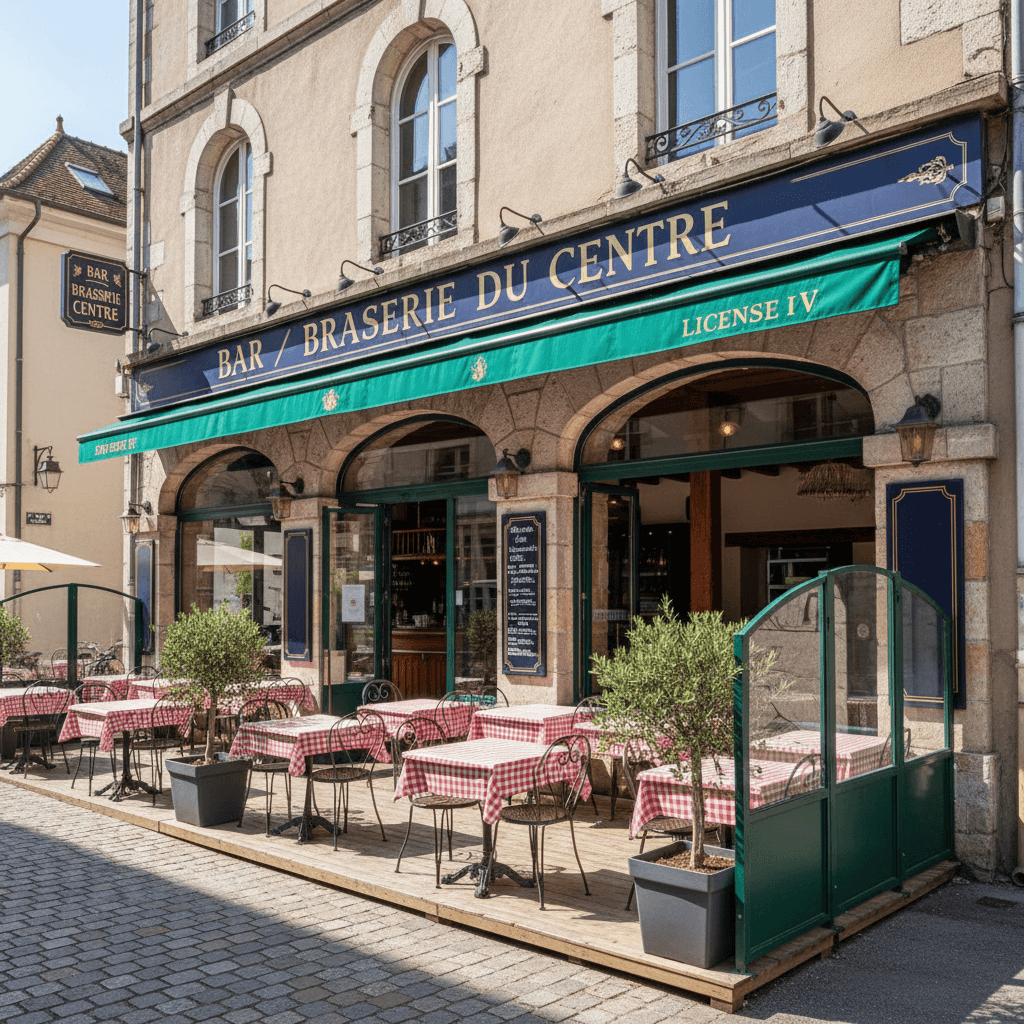 Bar-brasserie 170m² à Poisy : terrasse - licence IV - Image 1