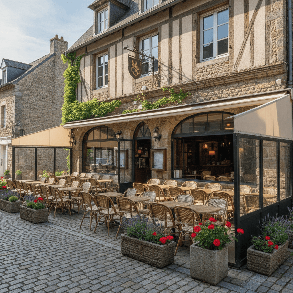 Restaurant à Avranches : terrasse - licence IV - Image 1