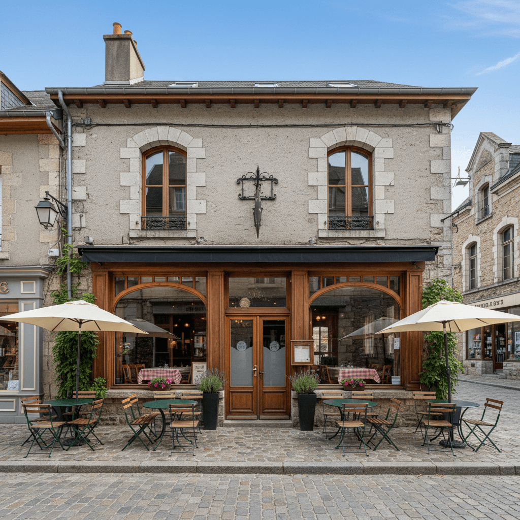 Restaurant 110m² à Hauts De Bienne : terrasse - licence IV - Image 1