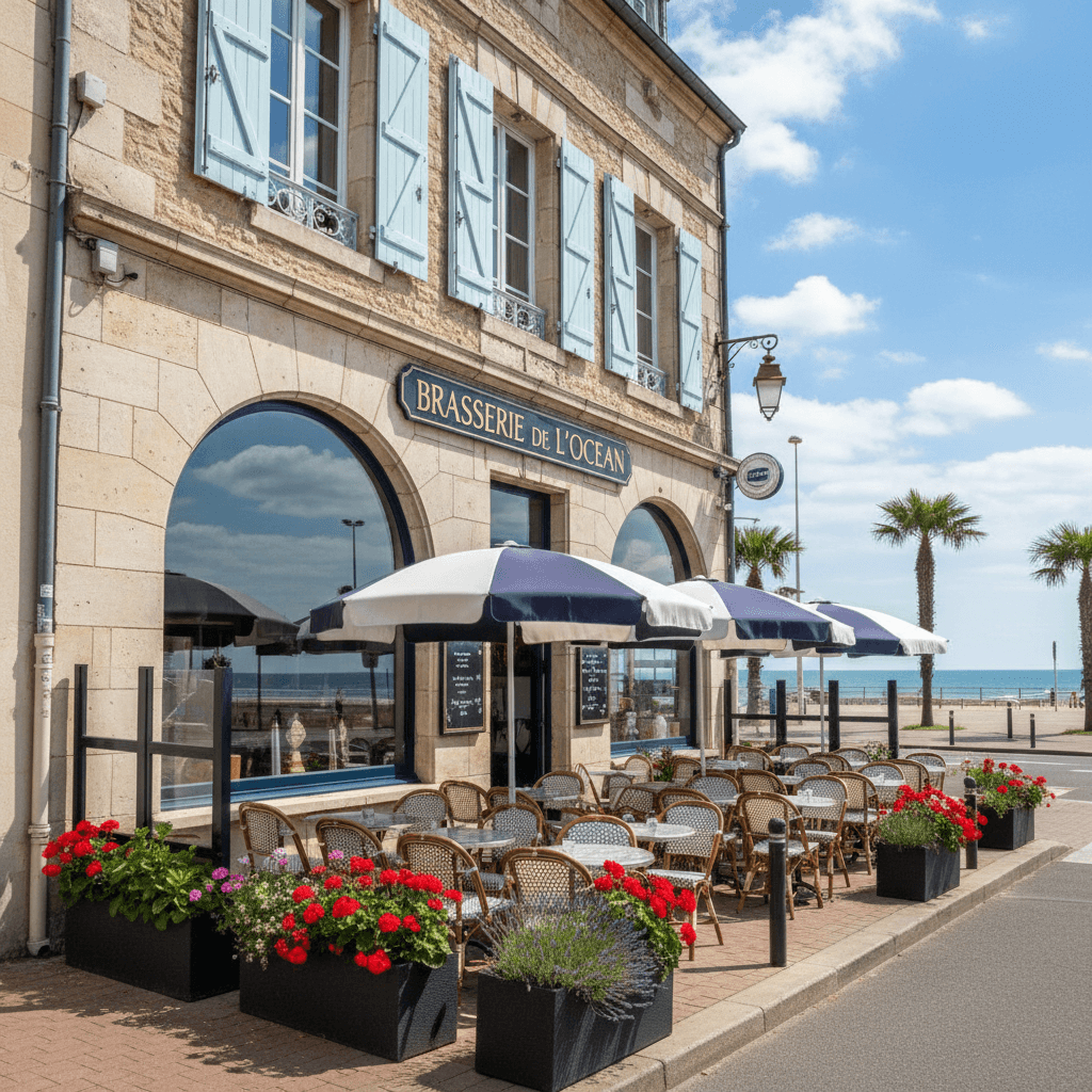 Bar-brasserie à La Roche-Sur-Yon : terrasse - licence IV - Image 1