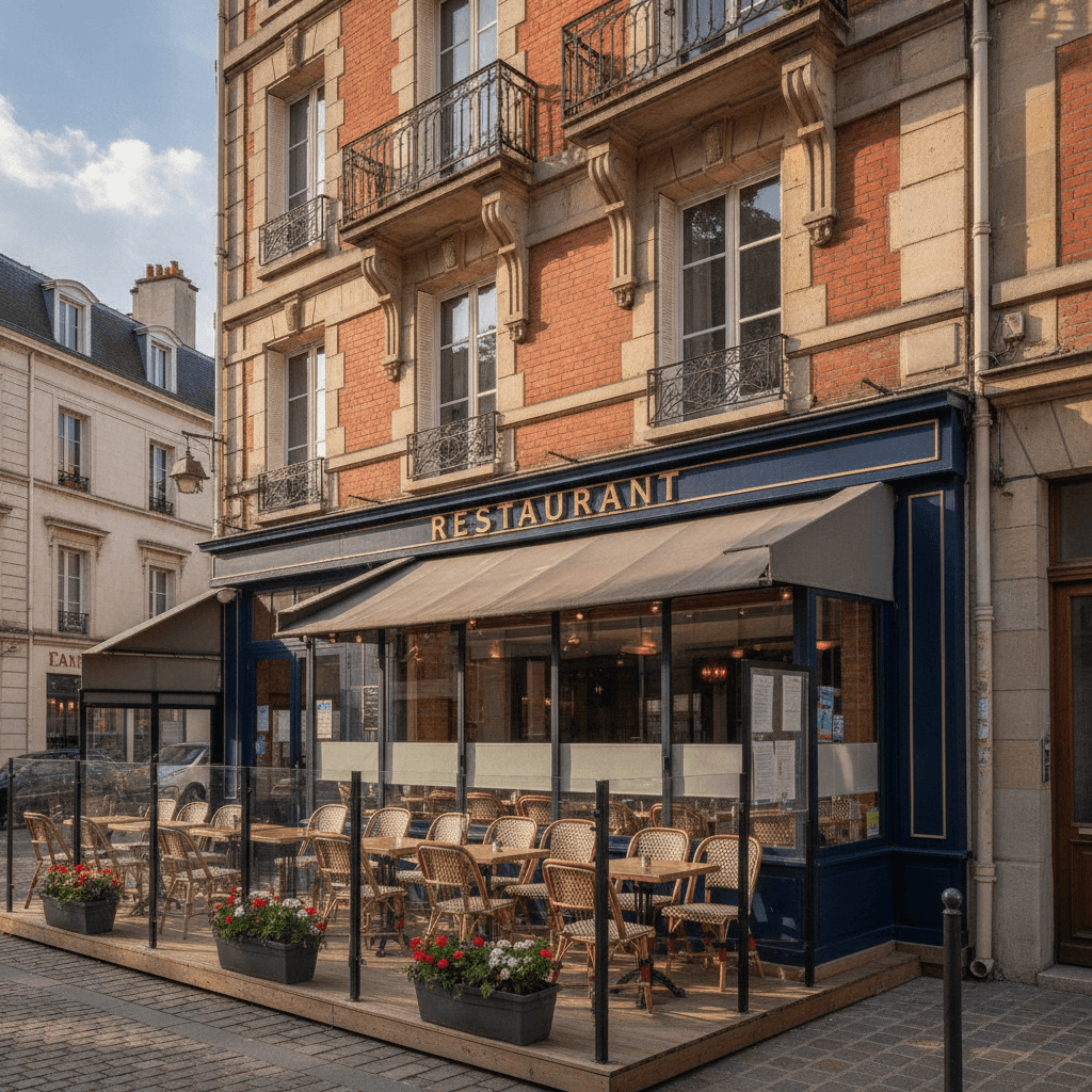 Restaurant 65m² à Aubervilliers : extraction - Image 1