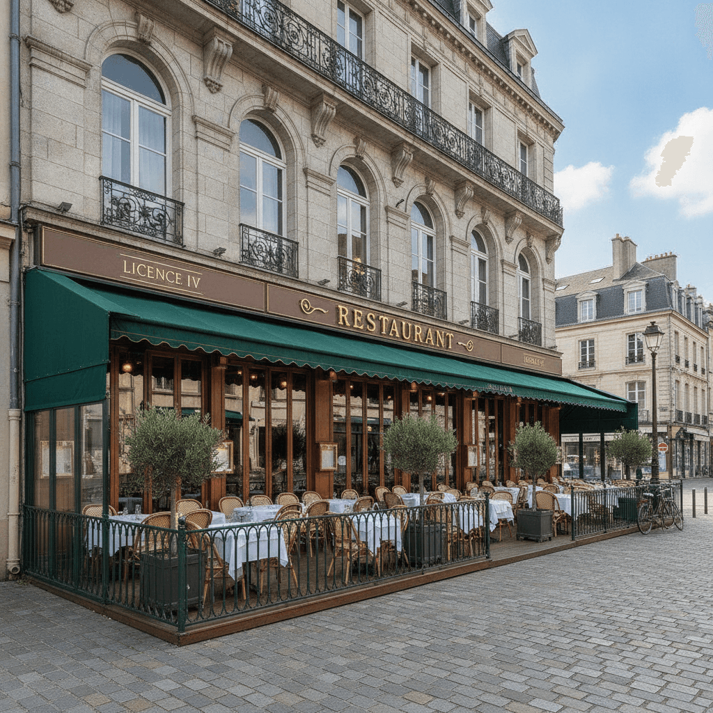 Restaurant à Amiens : terrasse - licence IV - Image 1