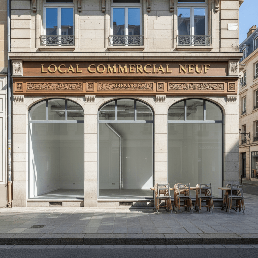 Local Commercial Neuf à Grenoble - 122 m² à saisir