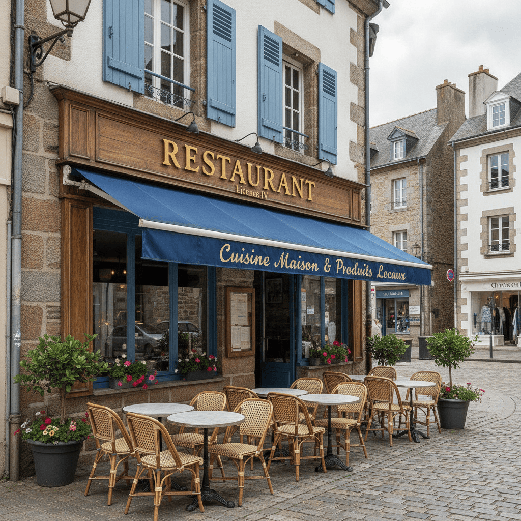 Restaurant à Vannes : terrasse - licence IV - Image 1