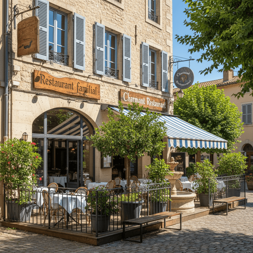 Restaurant 70m² à Aix-En-Provence : terrasse - extraction
