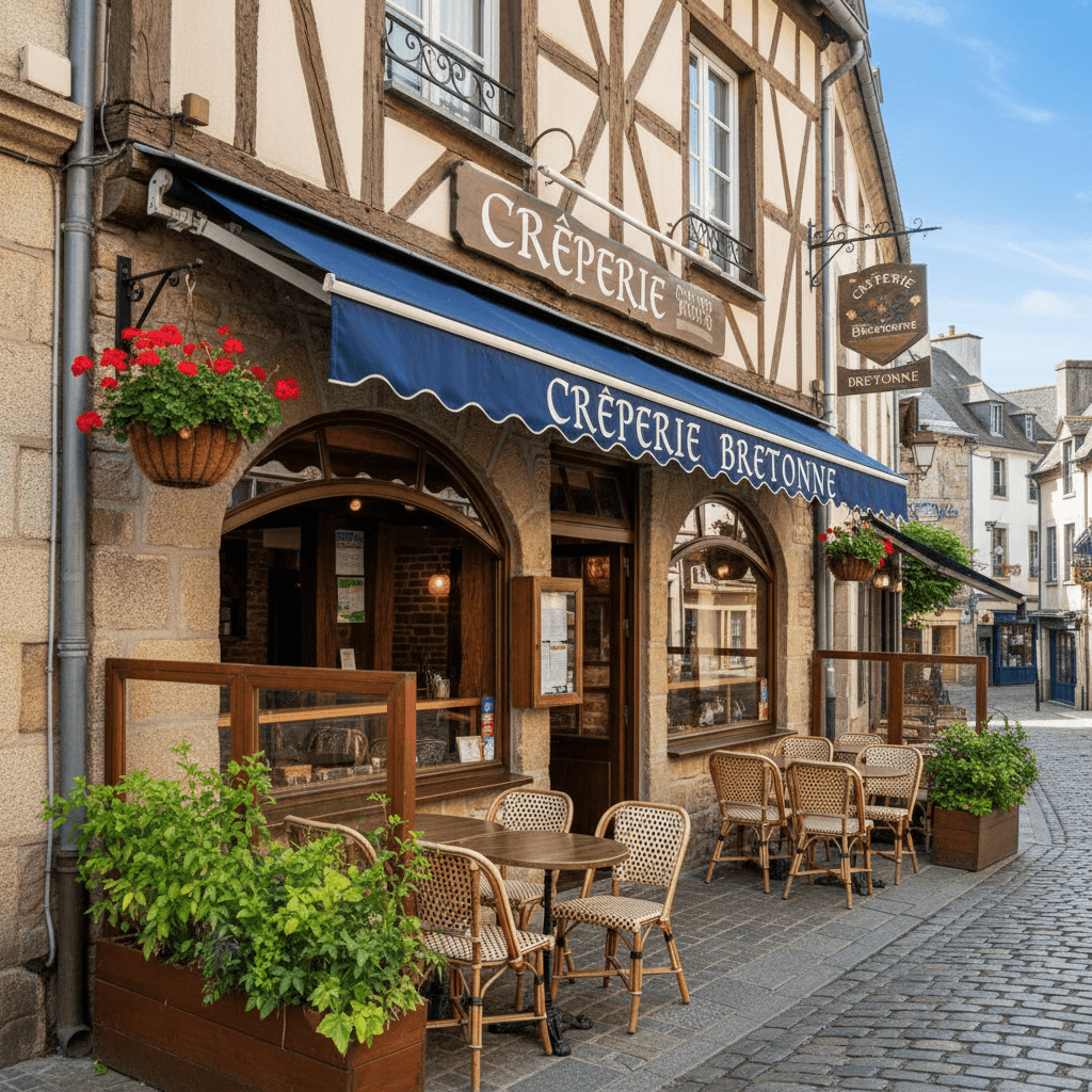 Restaurant à Quimper : terrasse - Image 1