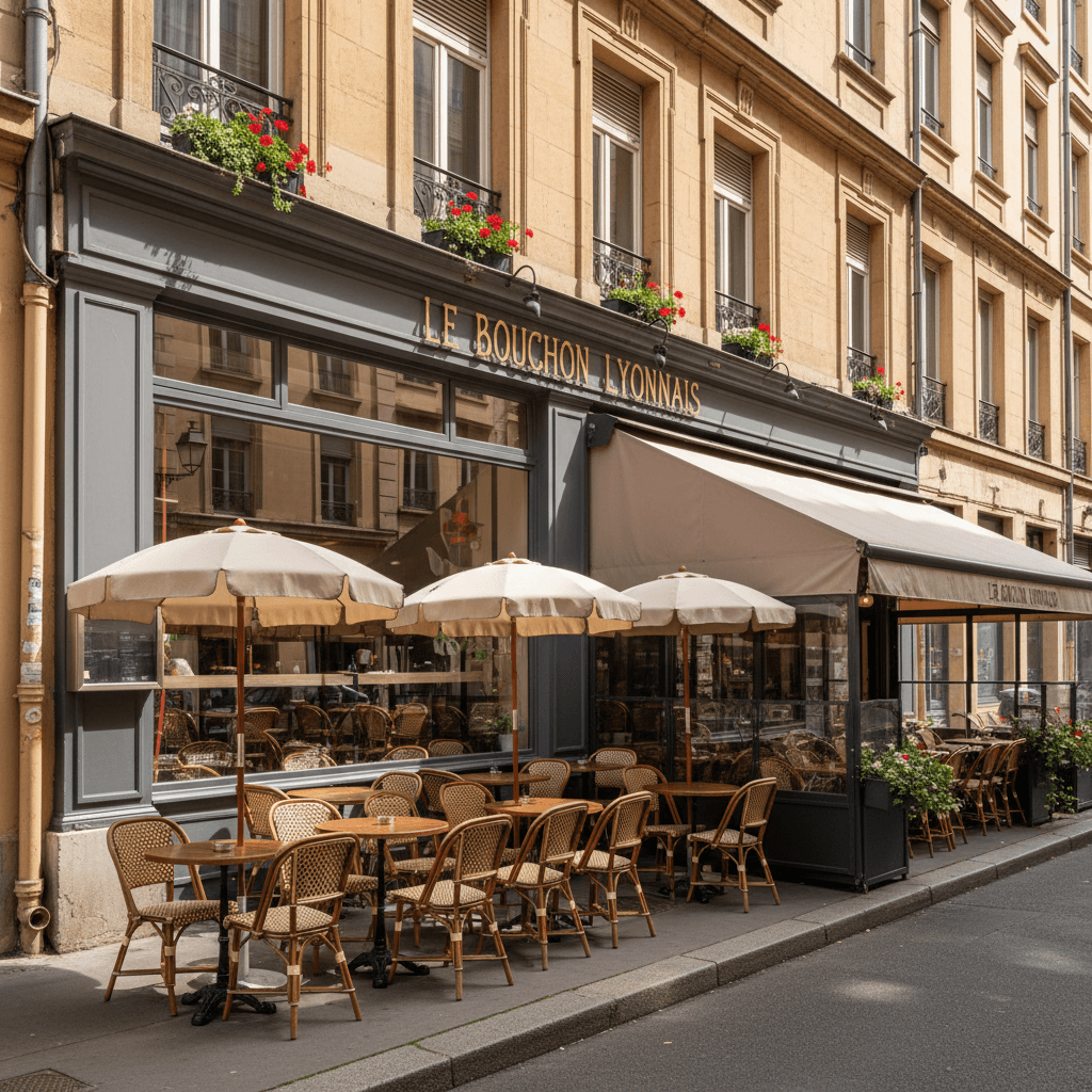 Restaurant 135m² à Lyon : terrasse - licence IV