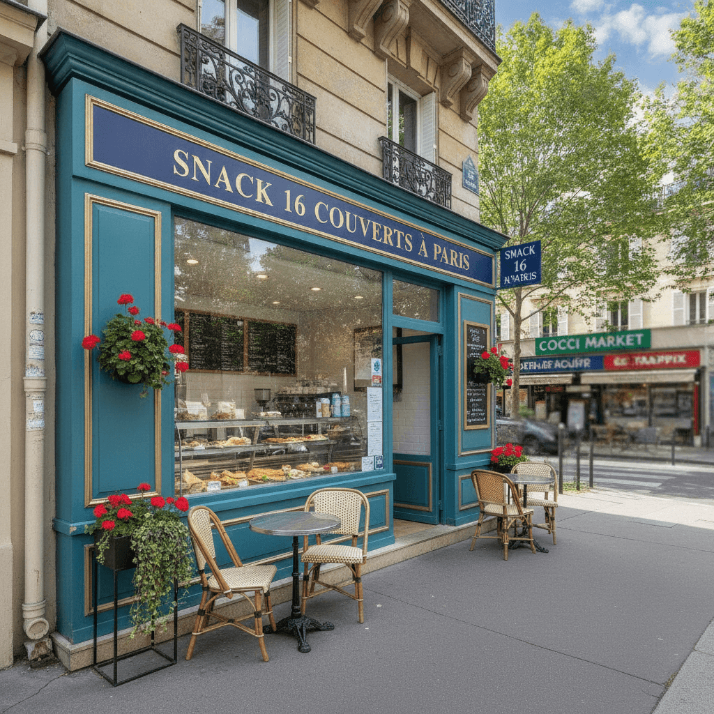 Restauration sans nuisance (Pas de conduit, réchauffage) 16 couverts à Paris