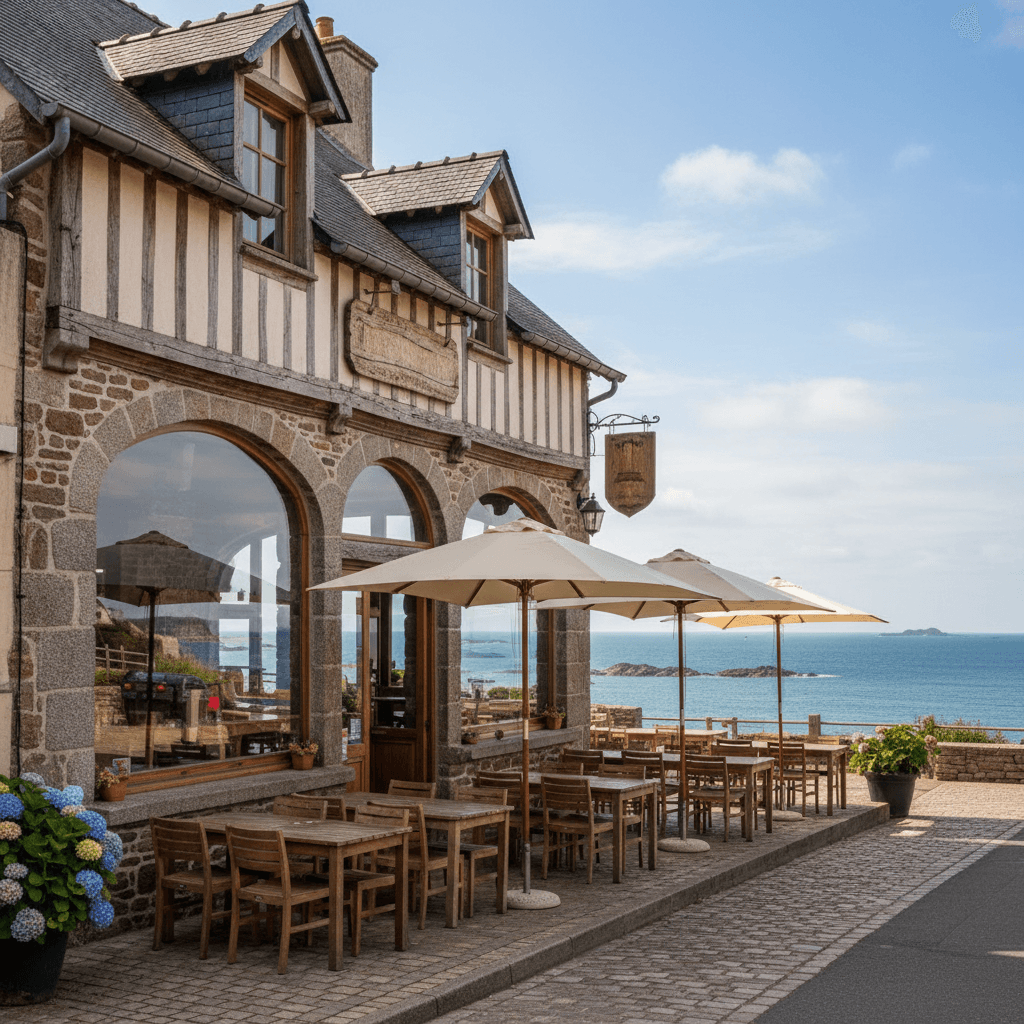 Restaurant 150m² à Plougastel-Daoulas : terrasse - licence IV - Image 1