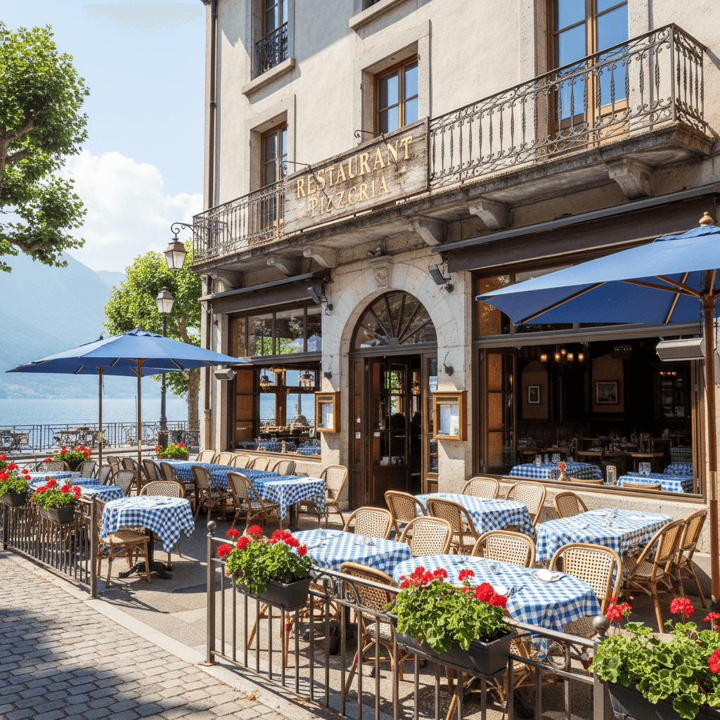 Restaurant à Annecy : terrasse - licence IV - Image 1