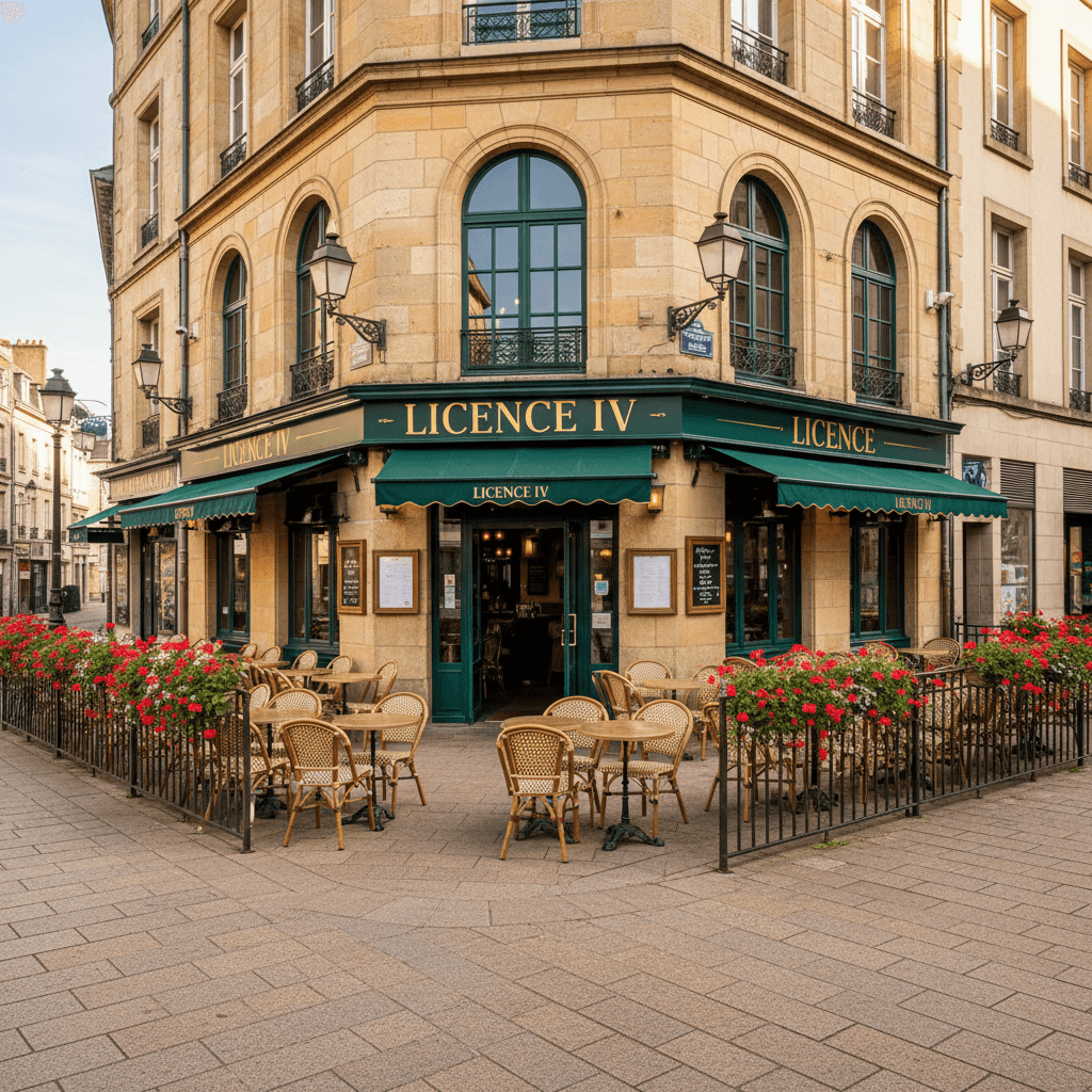 Bar-brasserie à Rennes : terrasse - licence IV