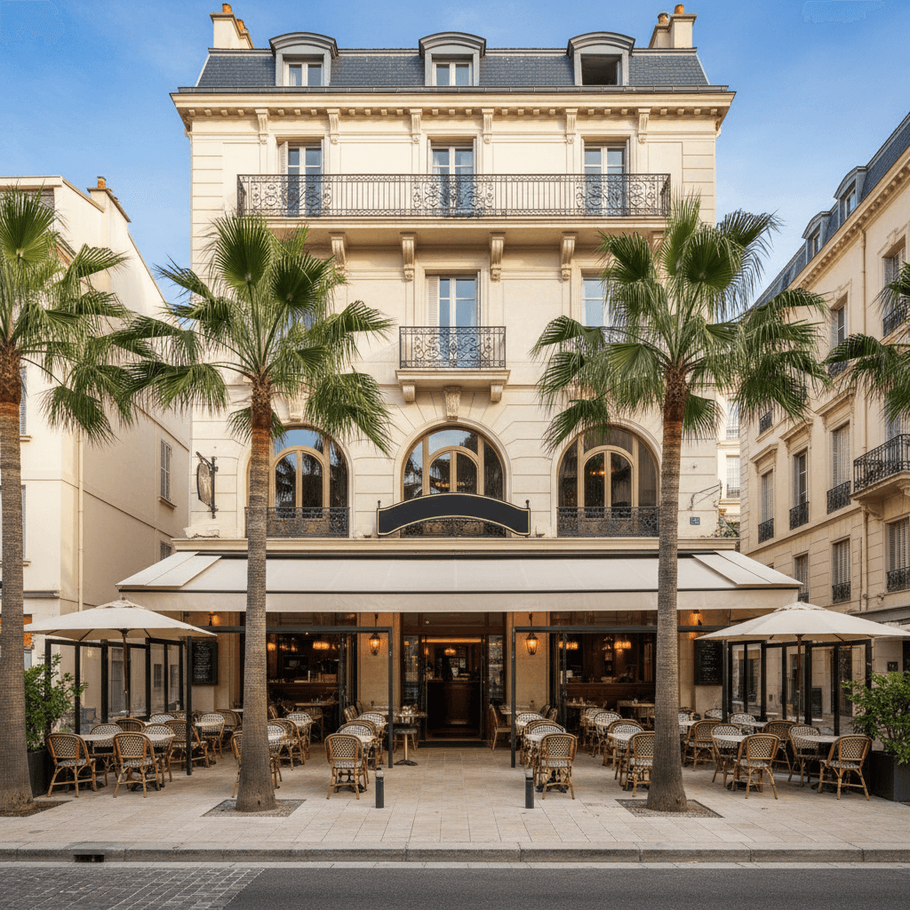 Restaurant 72m² à Cannes : terrasse - licence IV - Image 1