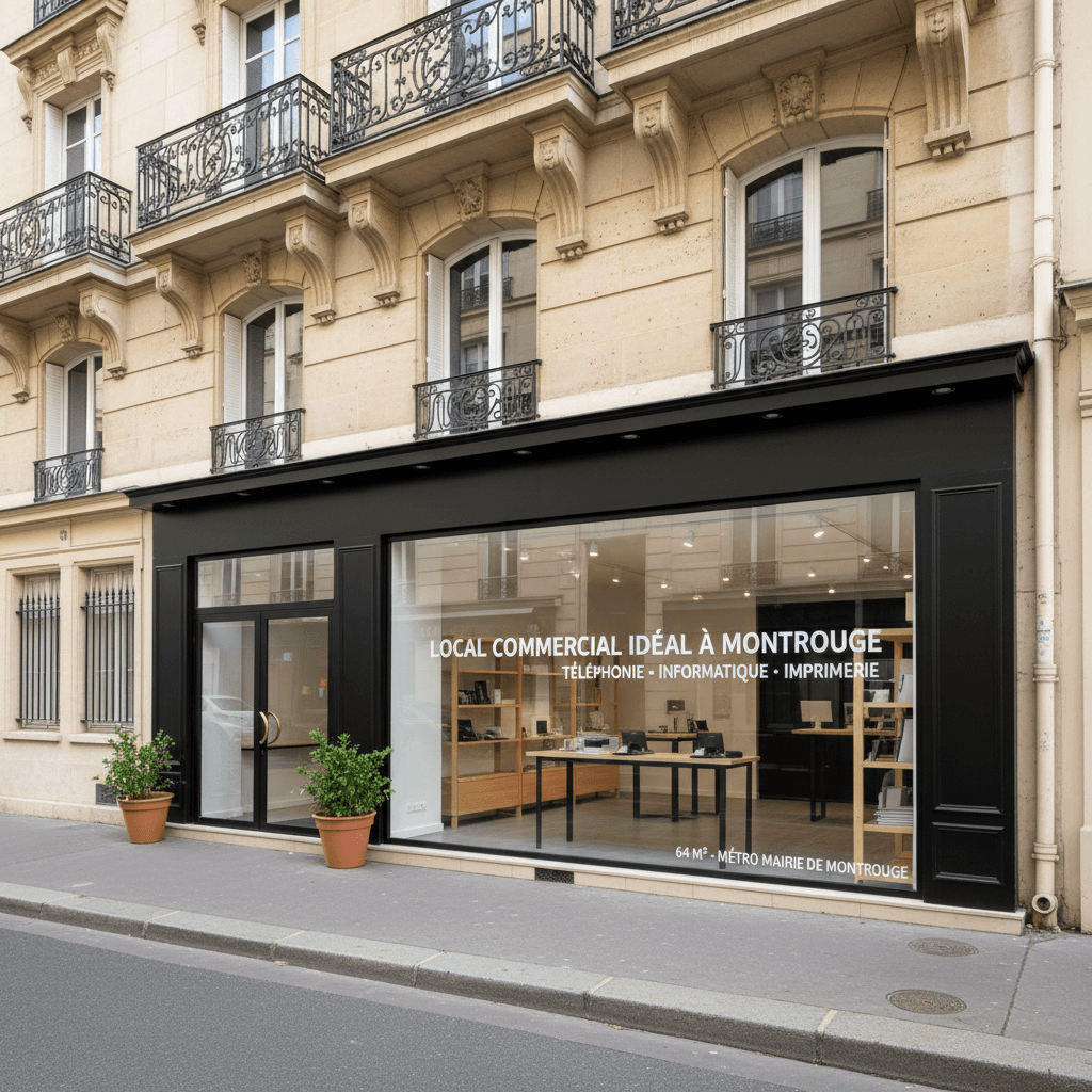 Murs et fonds 64m² à Montrouge - Image 1
