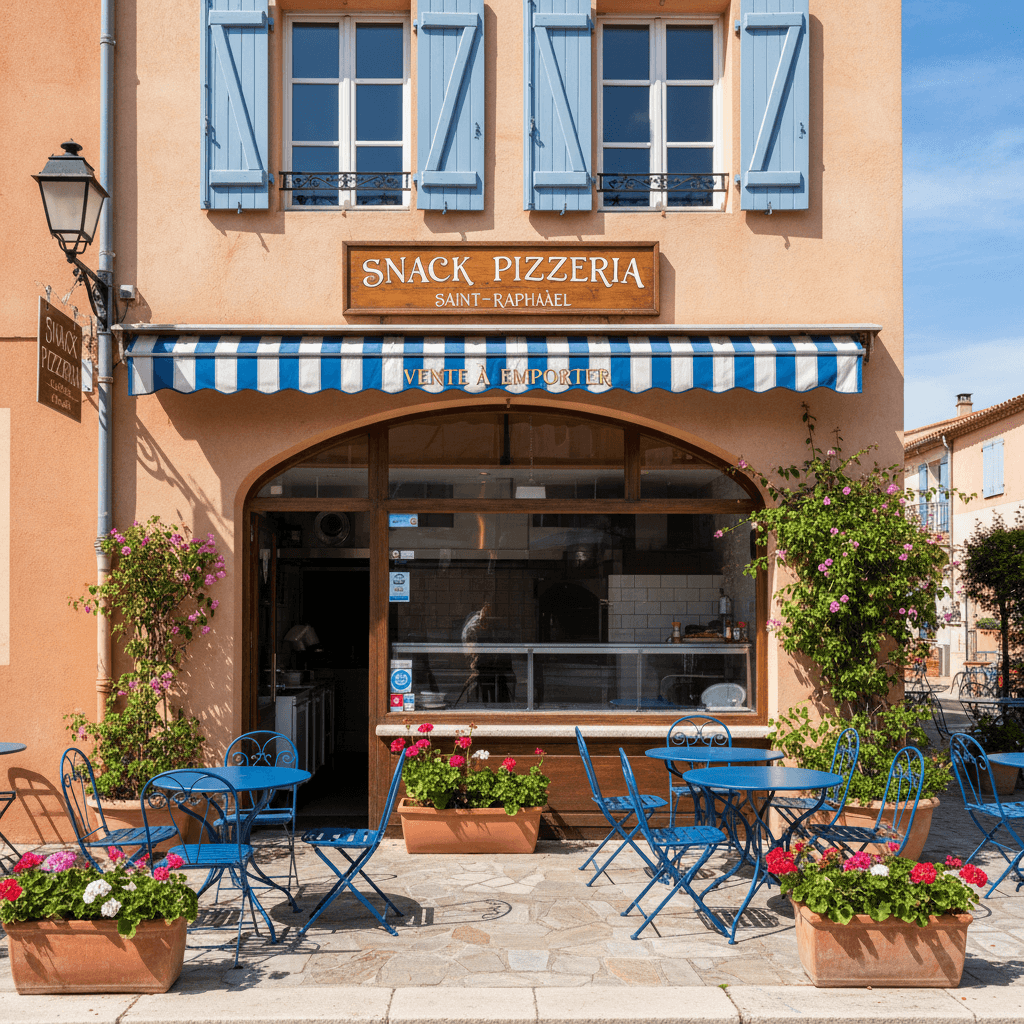 Snack à Saint-Raphaël : terrasse - climatisation - Image 1