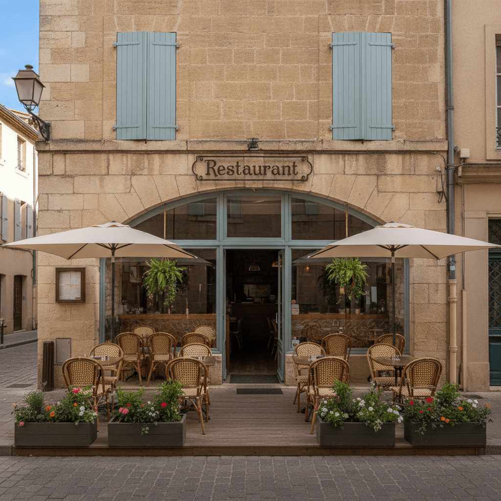 Restaurant 160m² à Montpellier : terrasse - licence IV