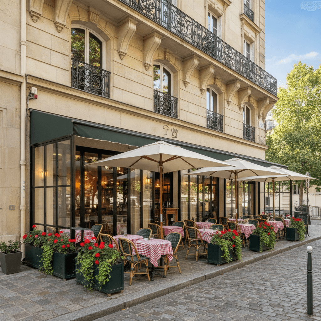 Restaurant 90 couverts à Colombes : terrasse - licence IV - Image 1