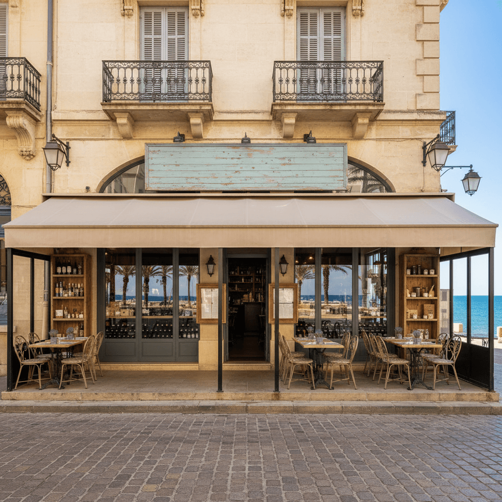 Restaurant à Hyères : terrasse - licence IV - Image 1
