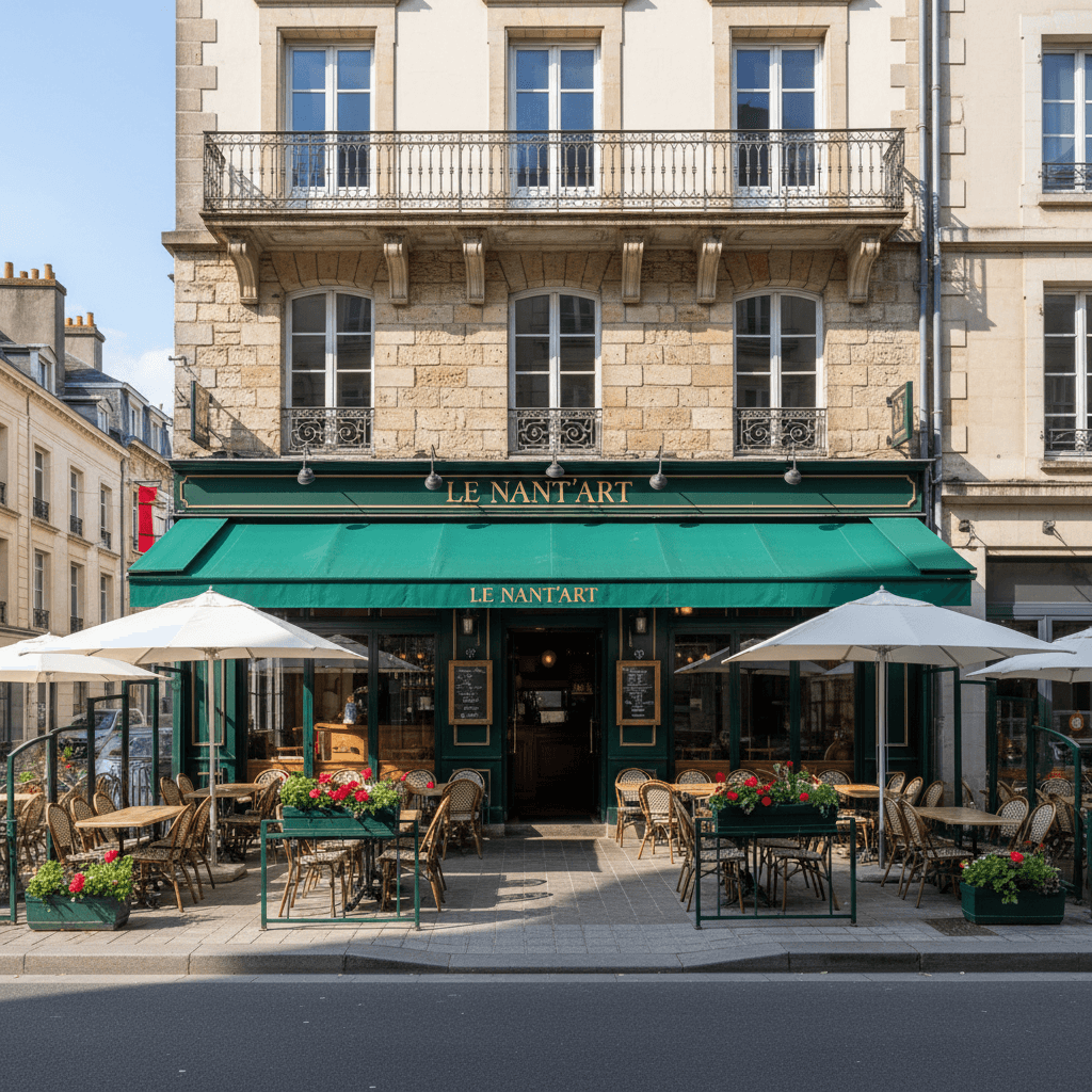 Bar-brasserie 140m² à Nantes : terrasse - licence IV - Image 1