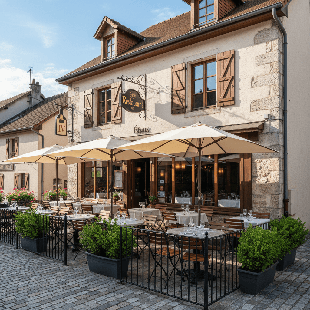Restaurant 160m² à Etaux : terrasse - licence IV - Image 1