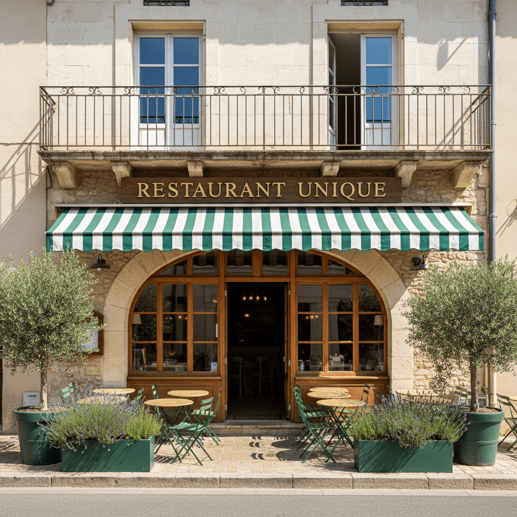 Restaurant à Saint-Rémy-De-Provence : terrasse - Image 1