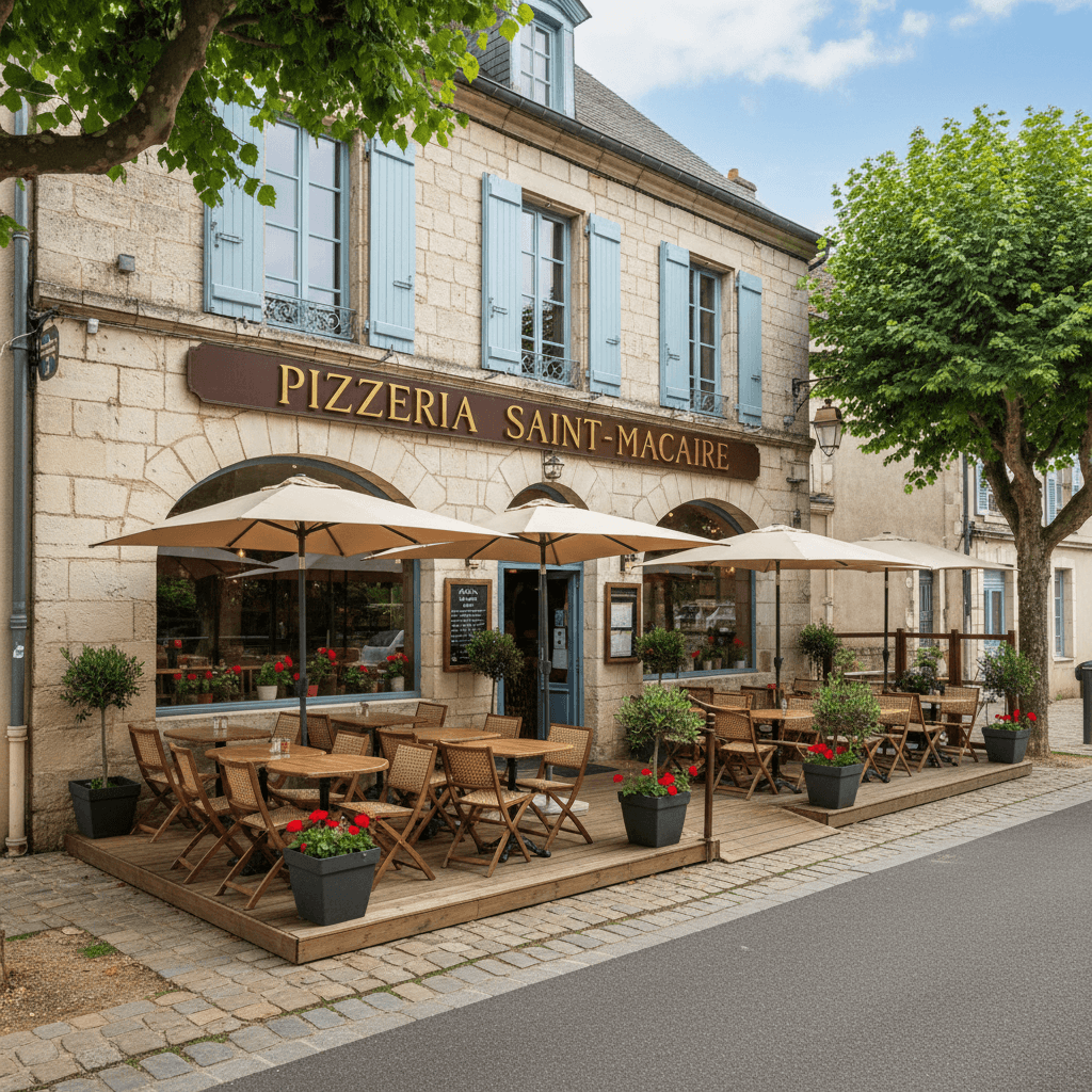 Restaurant 65m² à Saint-Macaire : terrasse - extraction - Image 1