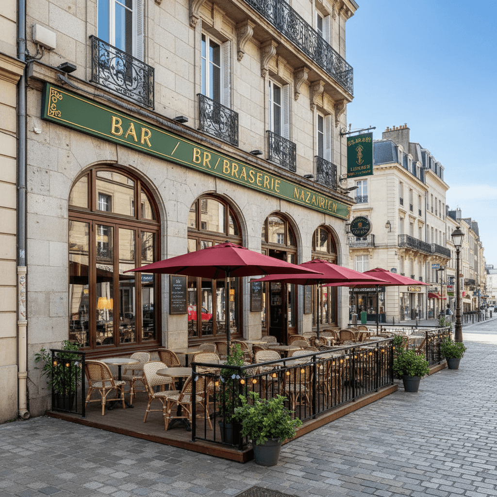 Bar-brasserie 100m² à Saint-Nazaire : licence IV - Image 1